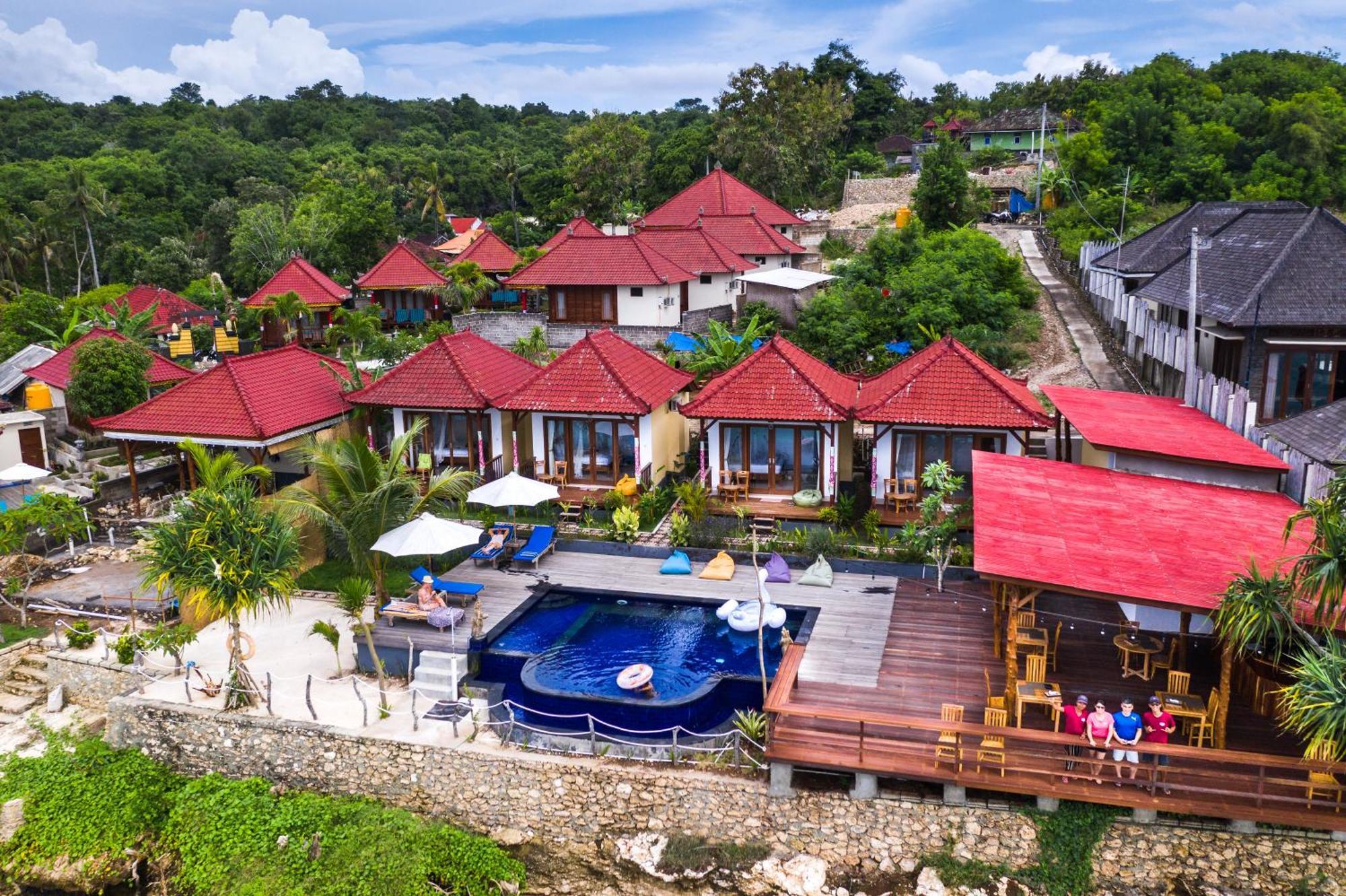 Nusa Veranda Sunset Villas&Restaurant Lembongan Exterior foto